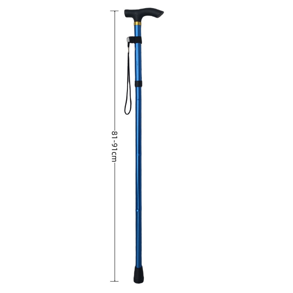 Mountaineering pole Ultra light retractable folding climbing cane crutches cane outdoor equipment aluminum alloy five sections