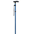 Mountaineering pole Ultra light retractable folding climbing cane crutches cane outdoor equipment aluminum alloy five sections